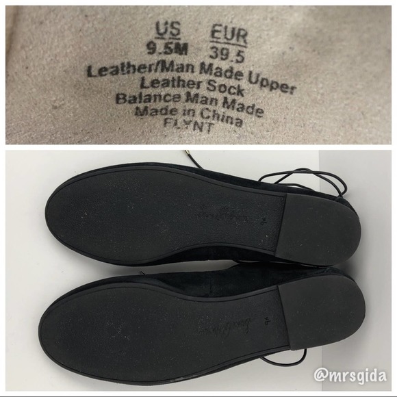 Sam Edelman Black Suede Flynt Ballet Flats | 9.5 - Picture 6 of 7